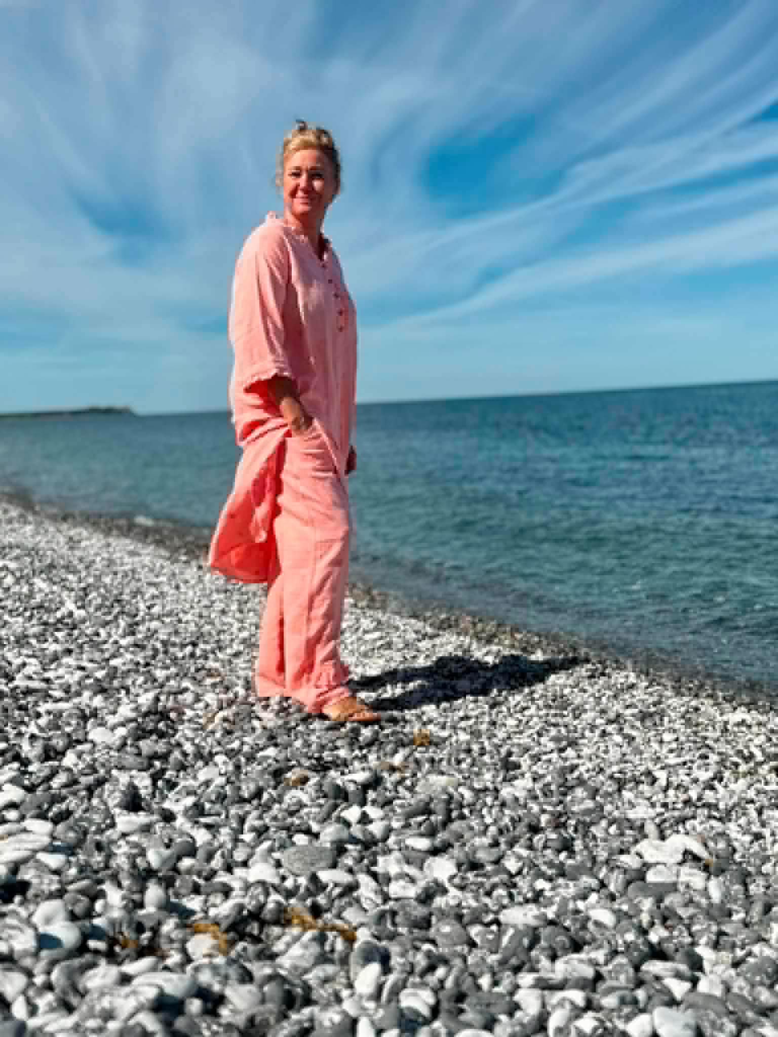 Rocelyn - Koral Kjole